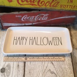 Rae Dunn HAPPY HALLOWEEN Platter
